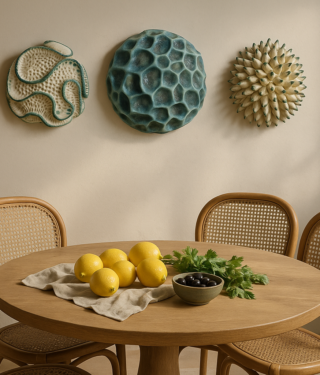 Coral Wall Decor Set