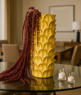 Raffia Vase